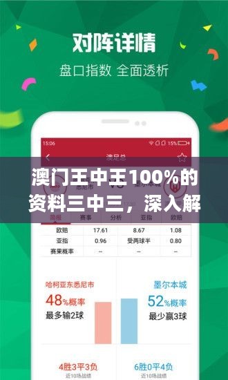 三中三澳門(mén)，探索神秘之地，揭示獨(dú)特魅力，探索神秘魅力，澳門(mén)三中三之旅揭秘獨(dú)特風(fēng)采