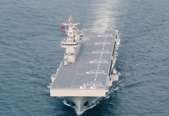 海軍新篇章，075型三號艦正式入列，海軍新篇章，075型三號艦正式入列啟航