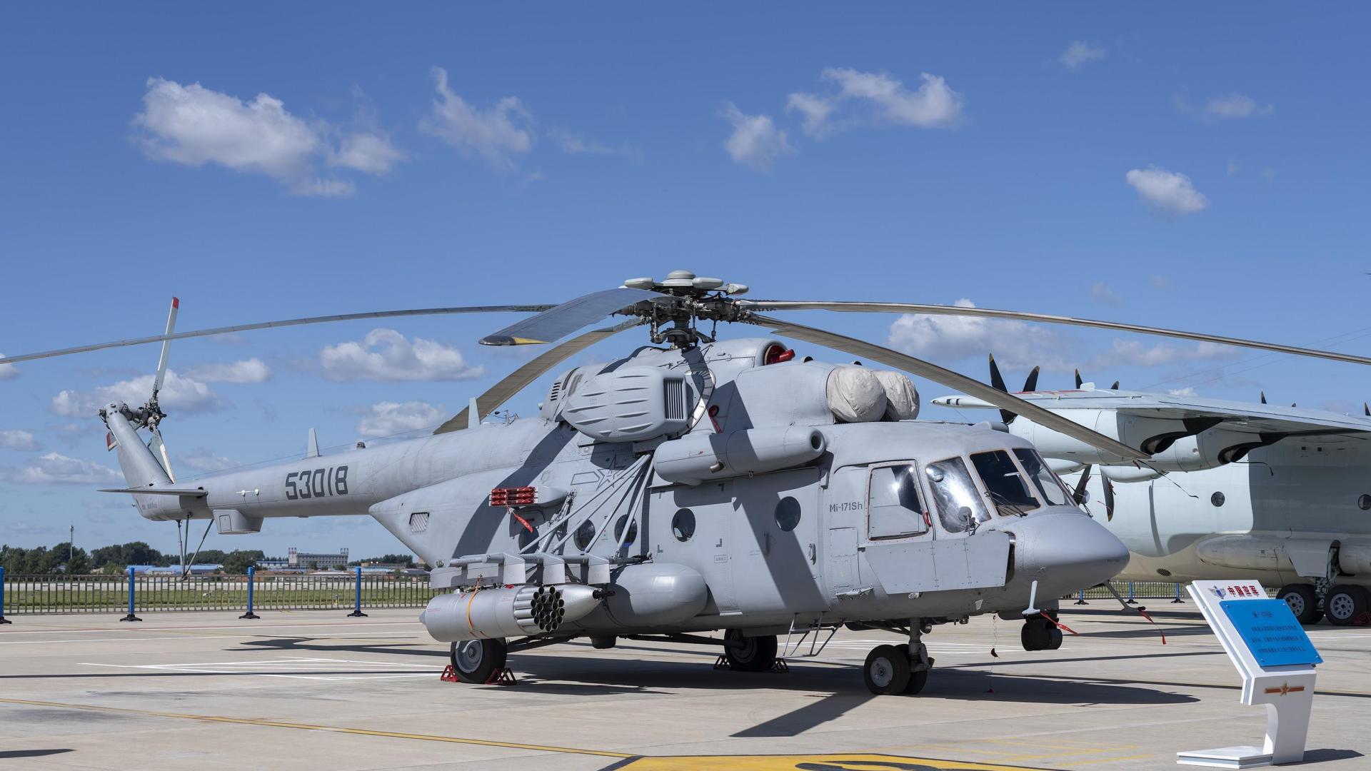 米-171SH武裝直升機(jī)，空中力量的璀璨明珠，米-171SH武裝直升機(jī)，空中璀璨明珠的震撼展現(xiàn)